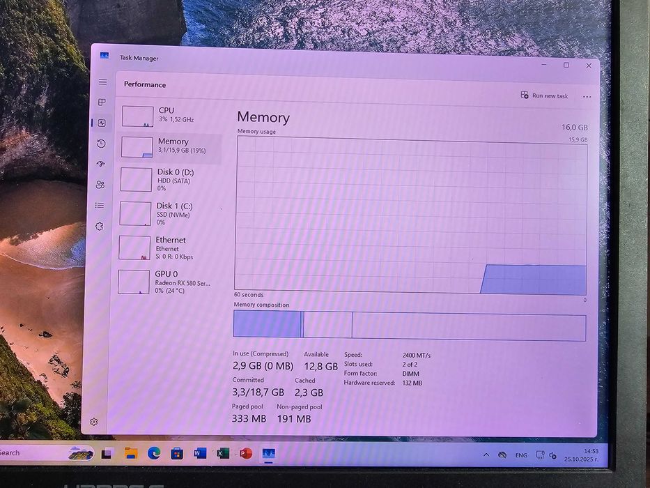 PC intel i3 10105 4x4.40 Ghz | RX 580 8GB|16GB RAM|1TB SSD + 500GB HDD