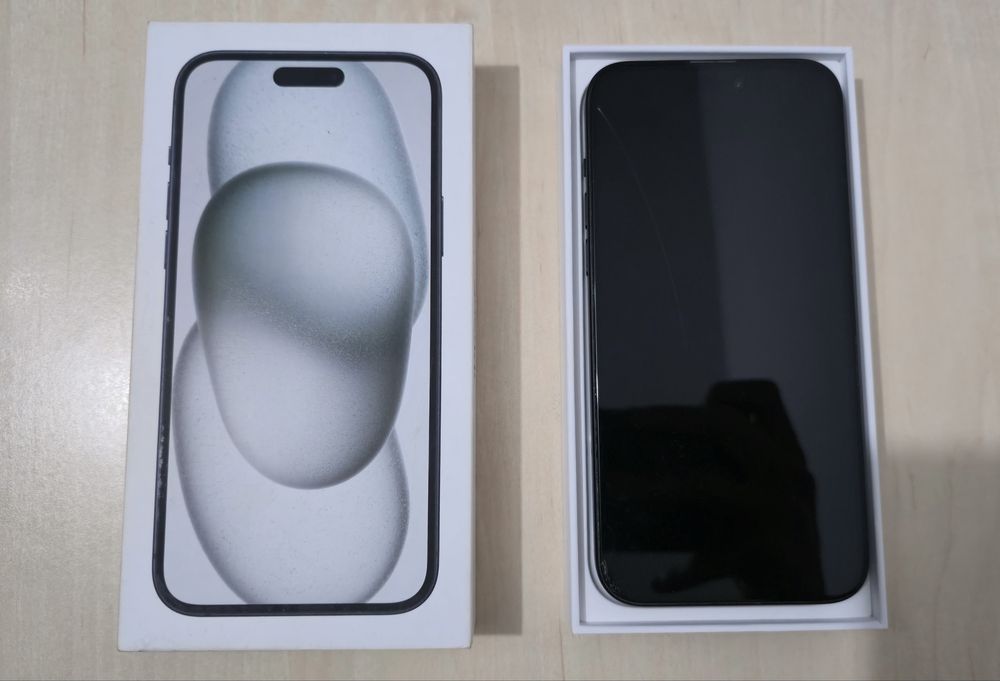iPhone 15 Plus Black 128 GB CA NOU - Sănătate 90%