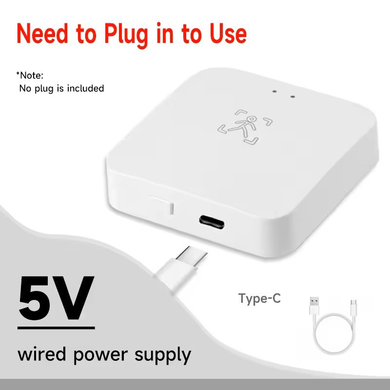 Tuya Smart WiFi или Zigbee сензор за човешко присъствие 24G MmWave