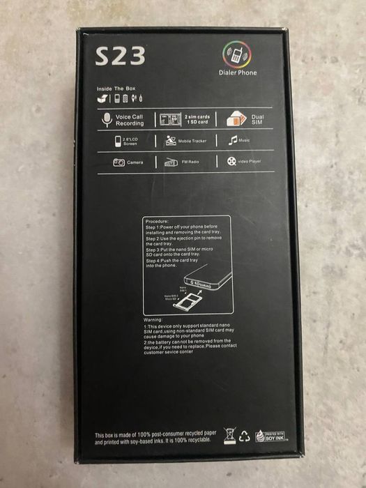 Knopkali telefon "SAMSUNG s23"