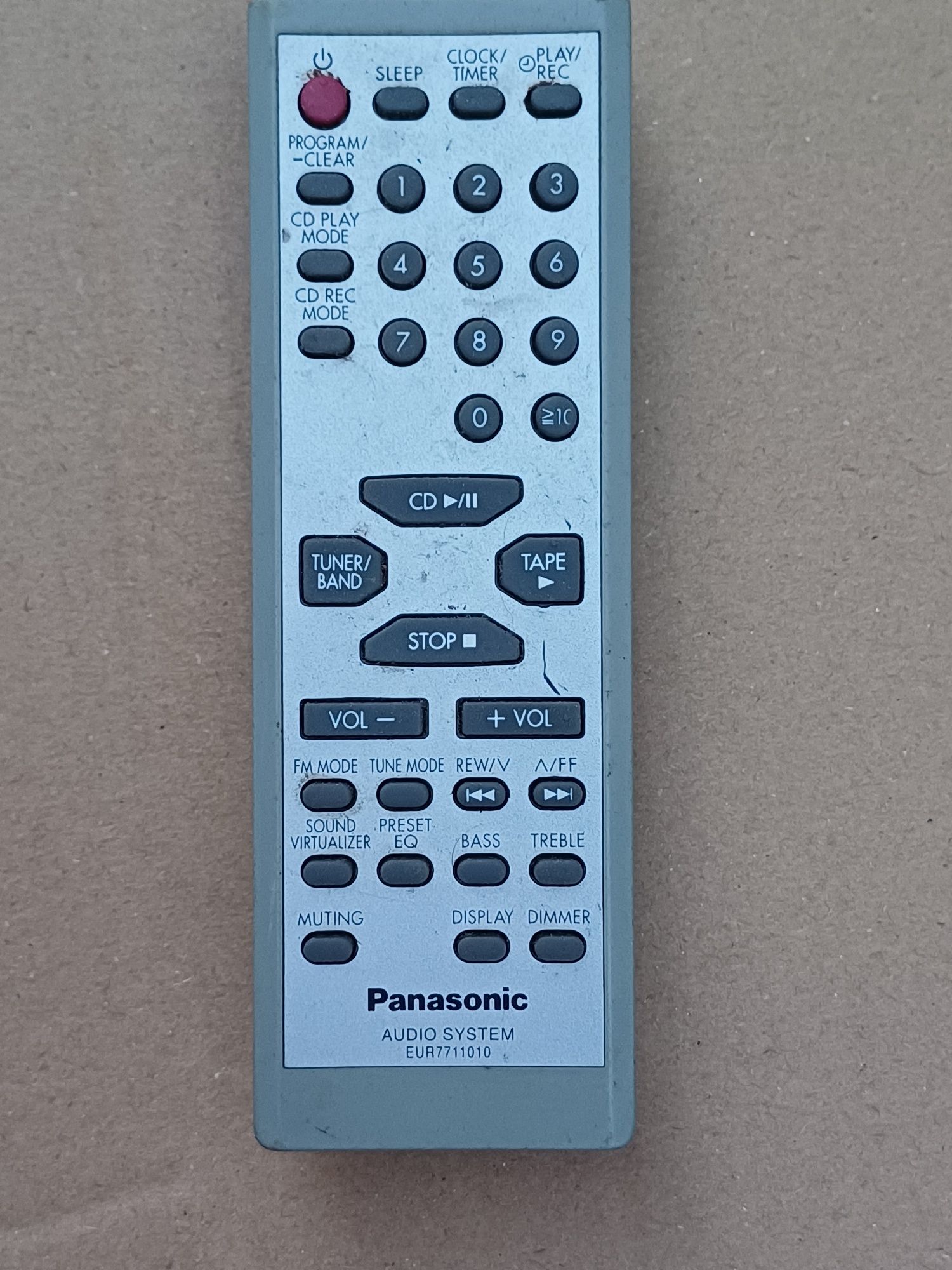Telecomanda  PANASONIC EUR7711010  pentru SAPM10 SCPM10