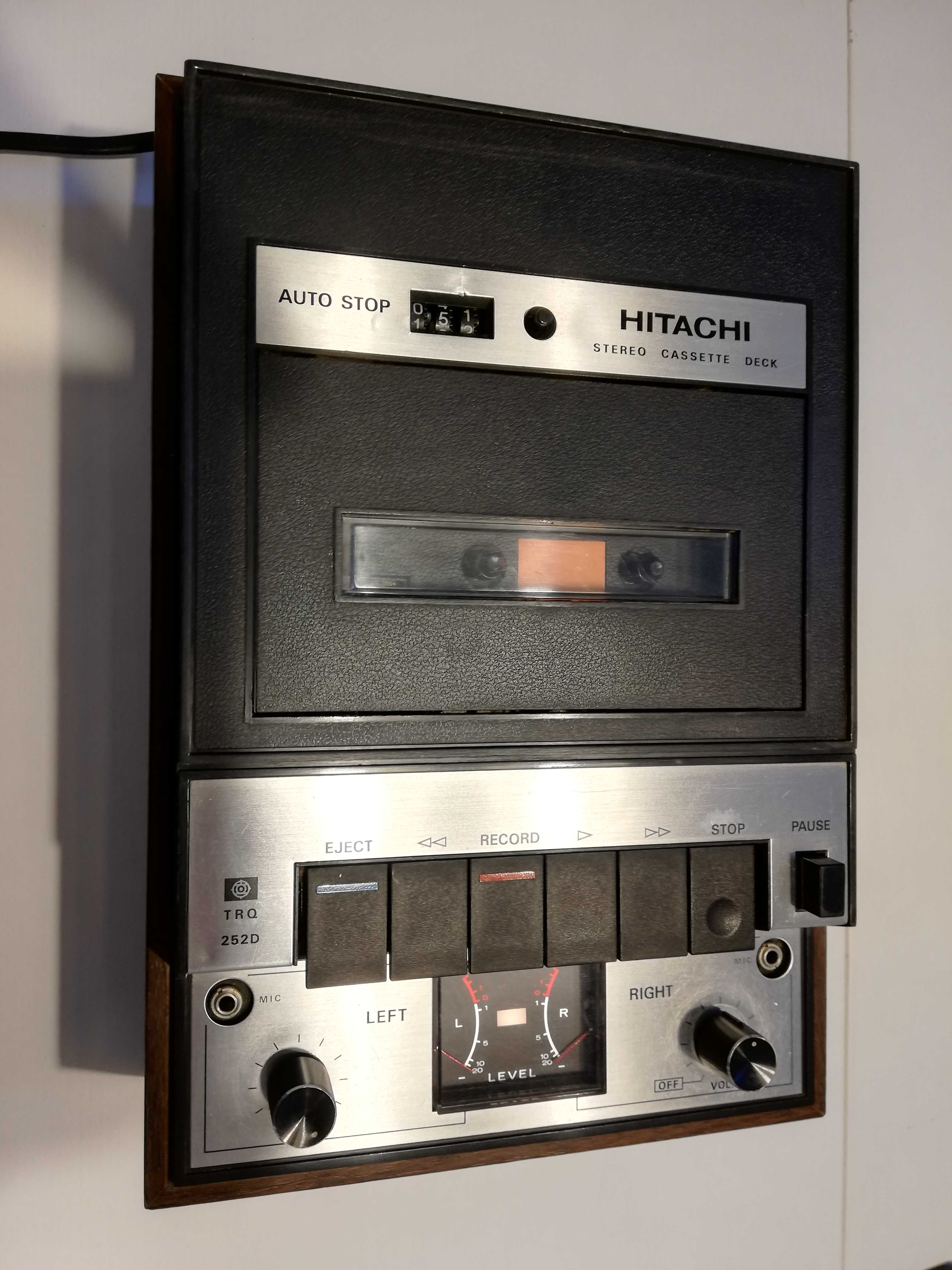 Stereo Cassette  Deck HITACHI TRQ252D - Impecabil/Rar/Vintage/Japan