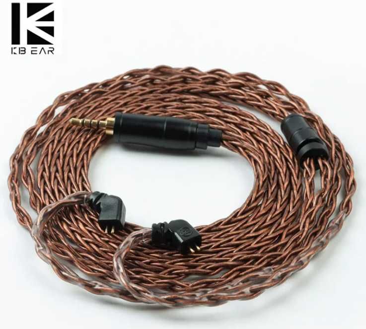 Новые кабеля KBEAR 8/16 Core Oxygen-Free Copper 3,5/4,4 QDC/2PIN