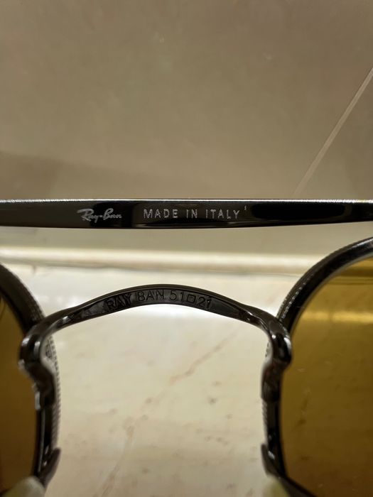 Ray-ban marshal gold silver glass