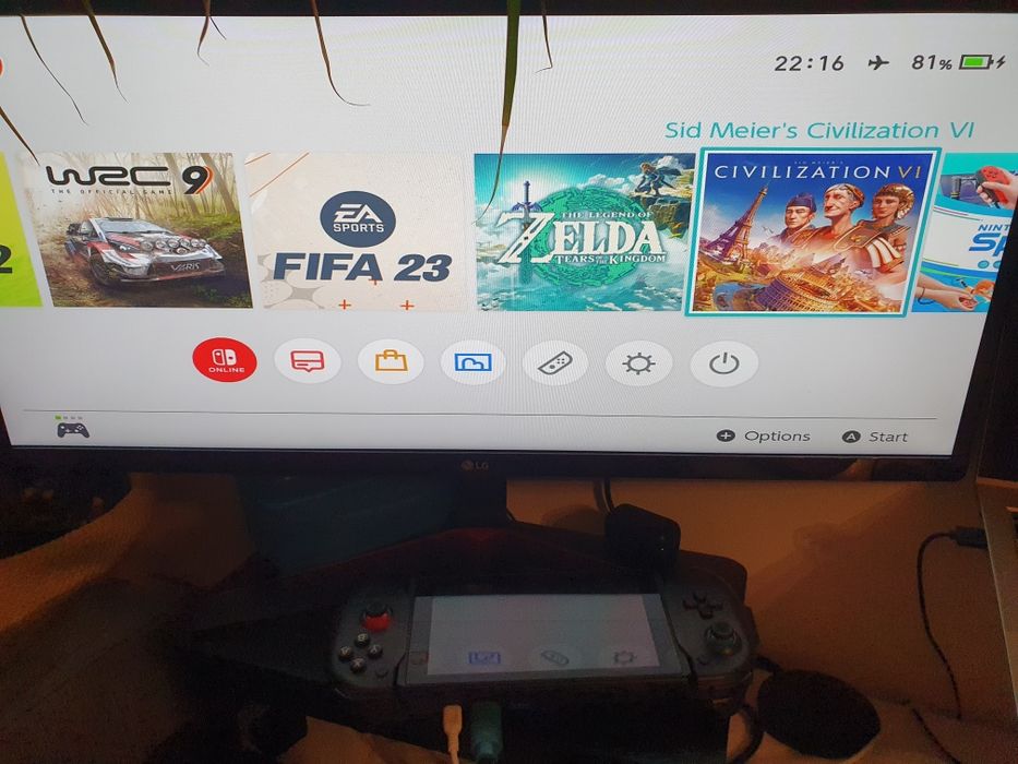 Controller/Grip/Joycon Nintendo Switch (Normal sau OLED) cu dock HDMI