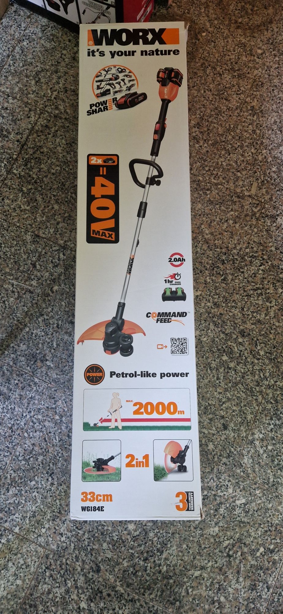 WORX WG184E Motocoasa trimer 2in1