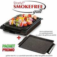 Starlyf Smoke Free Grill Stone Gratar Electric Pentru Interior