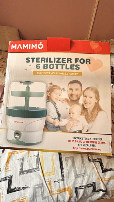 Sterilizator electric cu abur pentru 6 sticle bebelusi