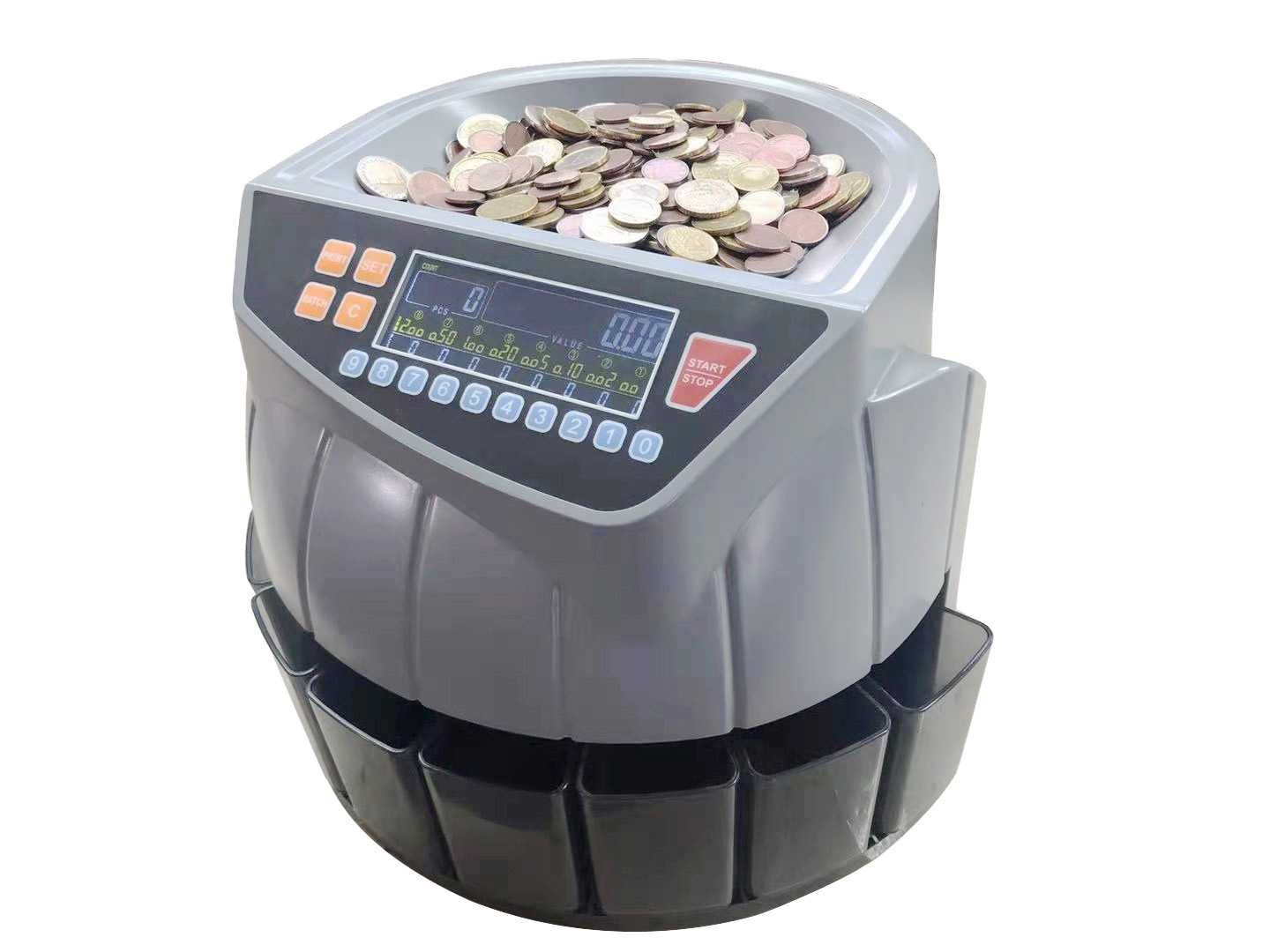 Машина за броене и сортиране на български стотинки монети различни 1 2