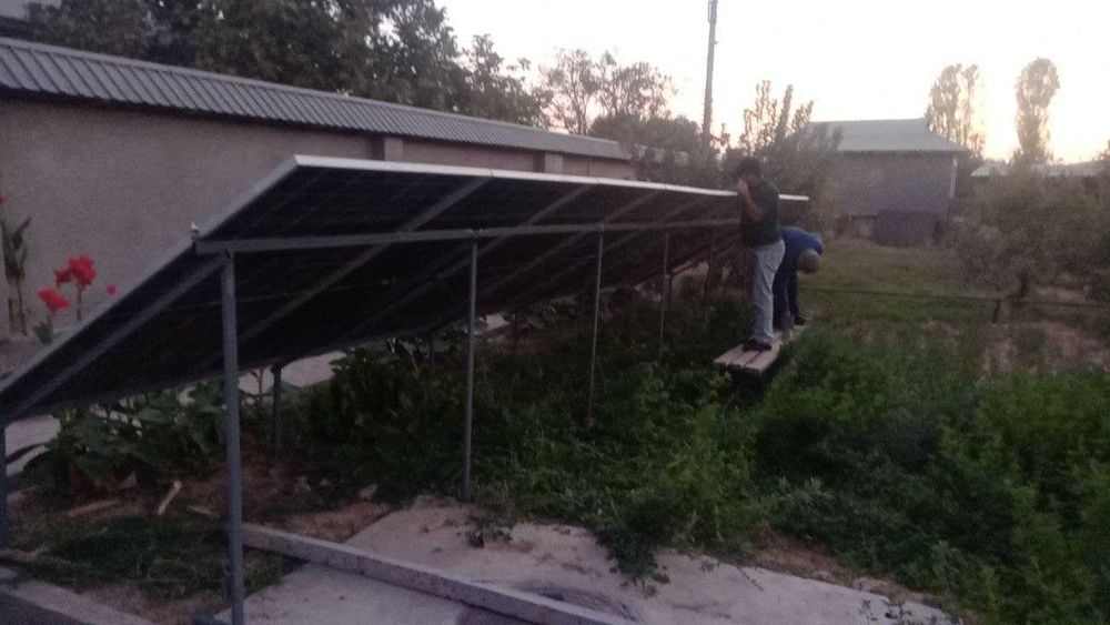 Quyosh panel podkluch ustanovka - установка солнечных панелей