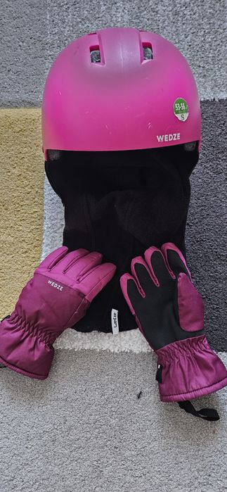 Casca 53-56 + manusi+cagula Decathlon