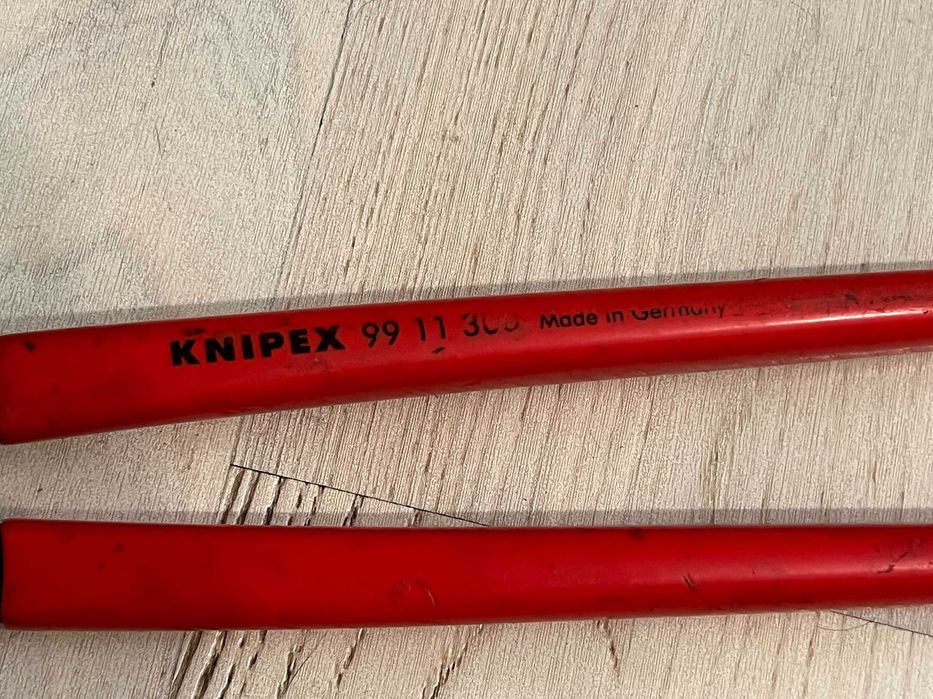 Cleste pentru constructori Knipex 300mm maner plastic - original