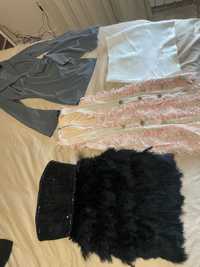 Рокля с пера,рокля на mon Cher ,бандажна пола и рокля сако с цепка