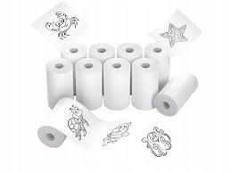 Комплект от 10 ролки принтерна хартия, за мини принтери, ширина 57 мм