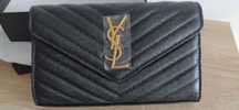 Кожена дамска чанта Saint Laurent YSL