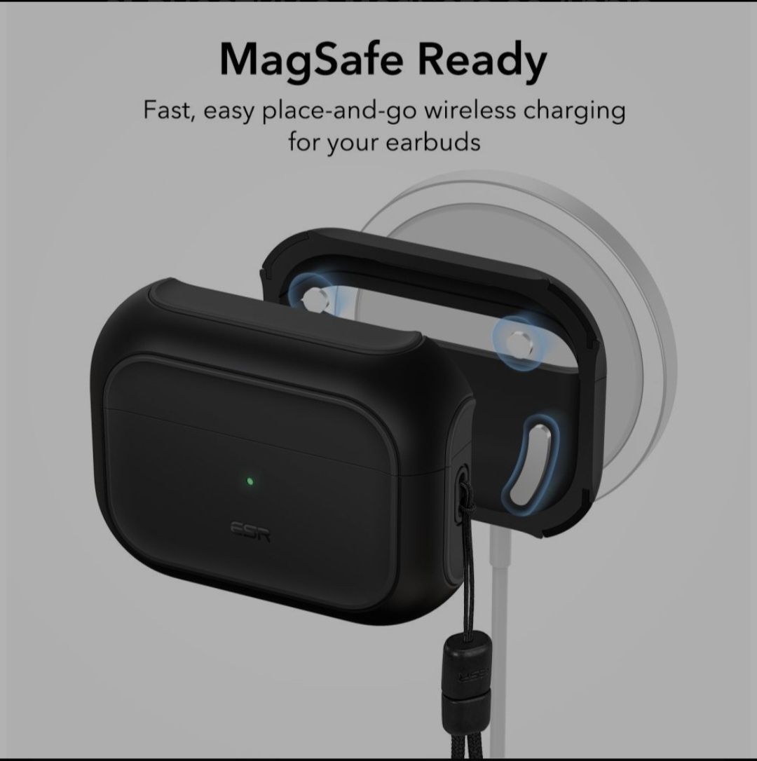 НОВО!кейс съвместим с MagSafe за Apple AirPo Pro 2, AirPods Pro