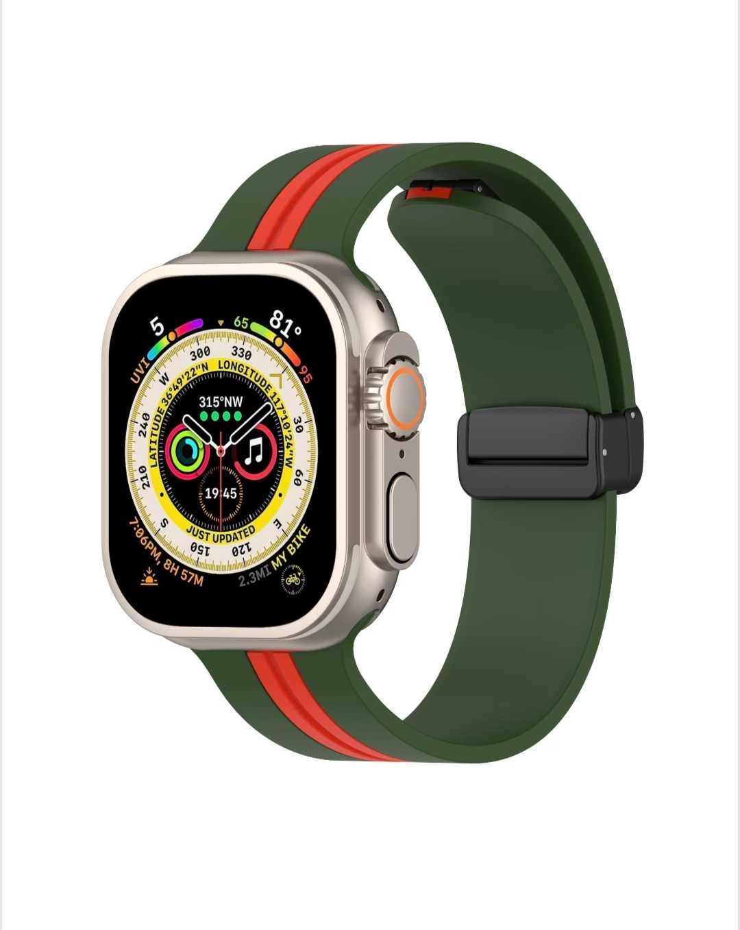 Curea Silicon Compatibila Apple Watch8/7/6/5/SE, 42/44/45/49MM, unisex