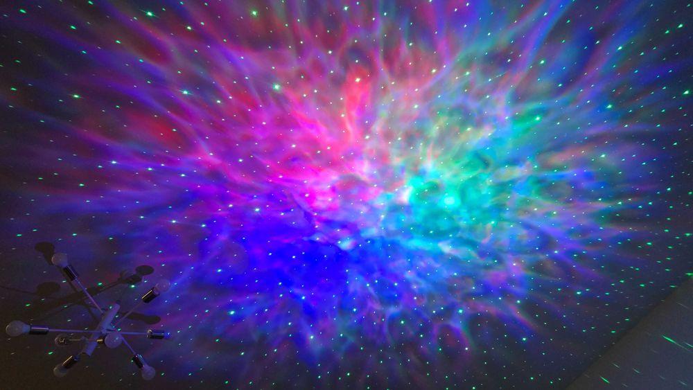 Lampa galaxie de stele cu laser SMART WiFi Google - BLACK FRIDAY