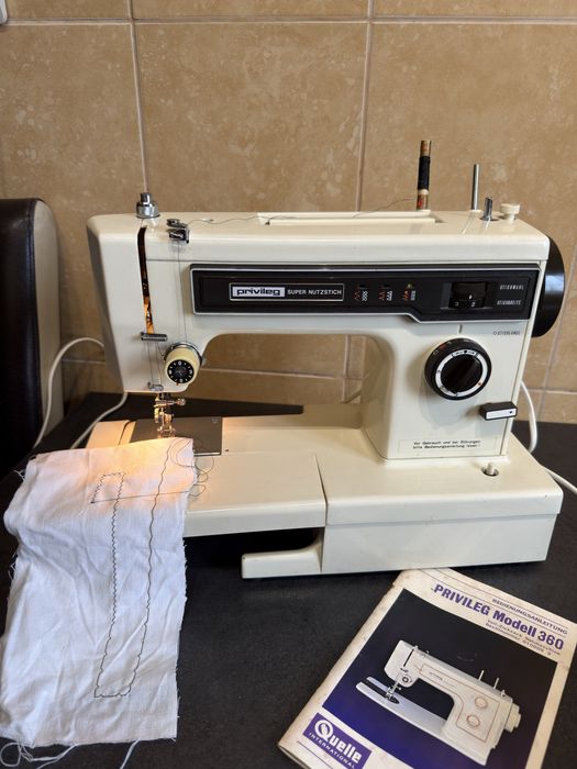 Masina de cusut Privileg coase materiale groase