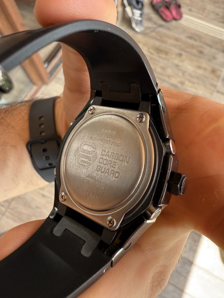 Casio G-shock GA-2100-1A1ER custom kit Casioak