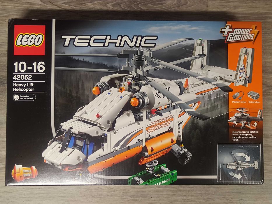 Lego Technic Heavy Lift Helicopter - 42052 - Нов, неразпечатан