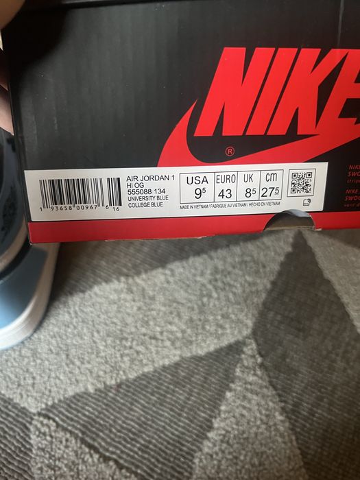 jordan 1 university blue