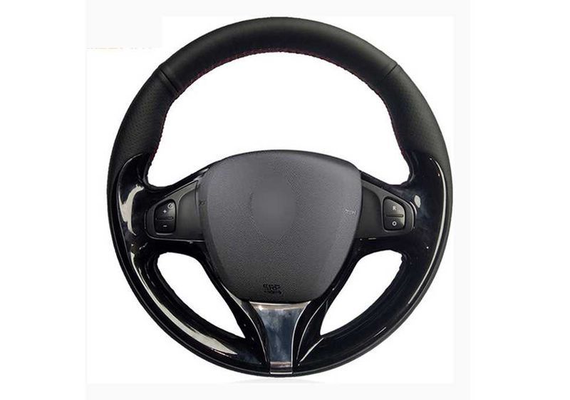 Кожен калъф за волан шиещ, Renault Clio 4, Captur 2013-2017 г.