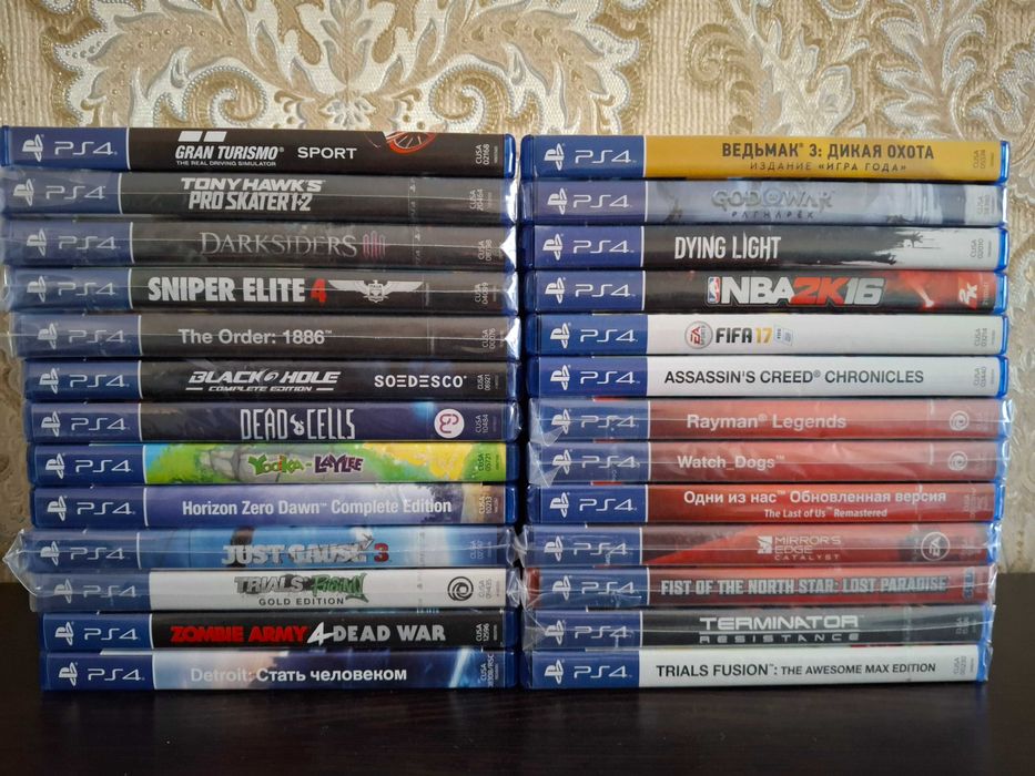 Игры на дисках для приставки Playstation 4 PS4 PS5