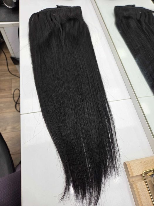 Естествена европейска коса 50см. 130 грама