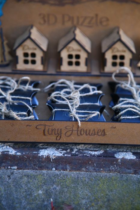 3D пъзел - Tiny Houses. Малки къщички. Сувенири. Лазерно рязане. Gifts