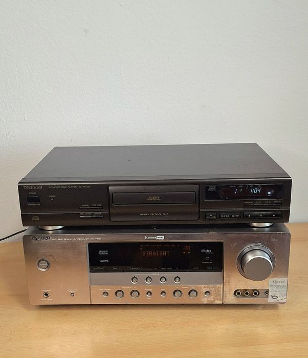 Cd player technics si receiver yamaha