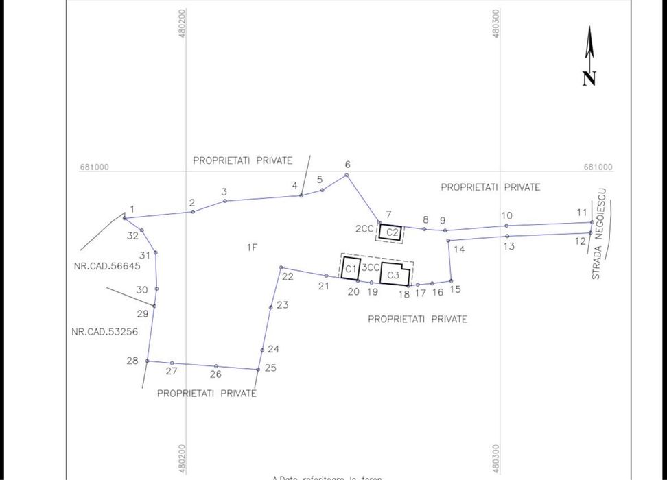 Vand teren intravilan Borsa