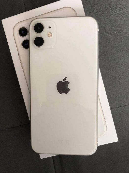 Iphone 11 white-КАТО НОВ