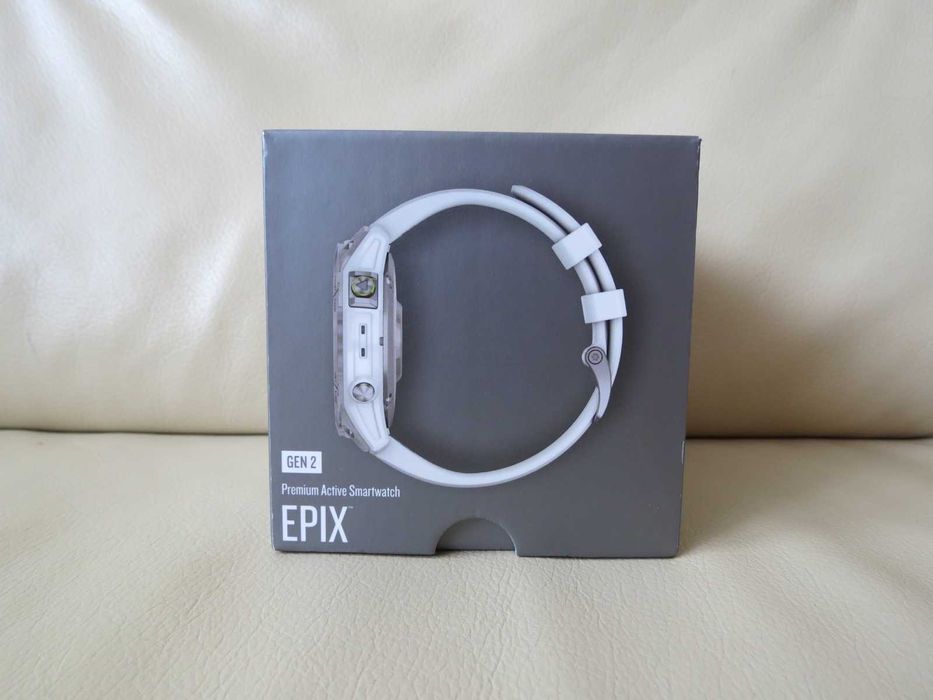 Garmin Epix 2 White (Alb) Sapphire Titan 47mm - Nou Sigilat !!!