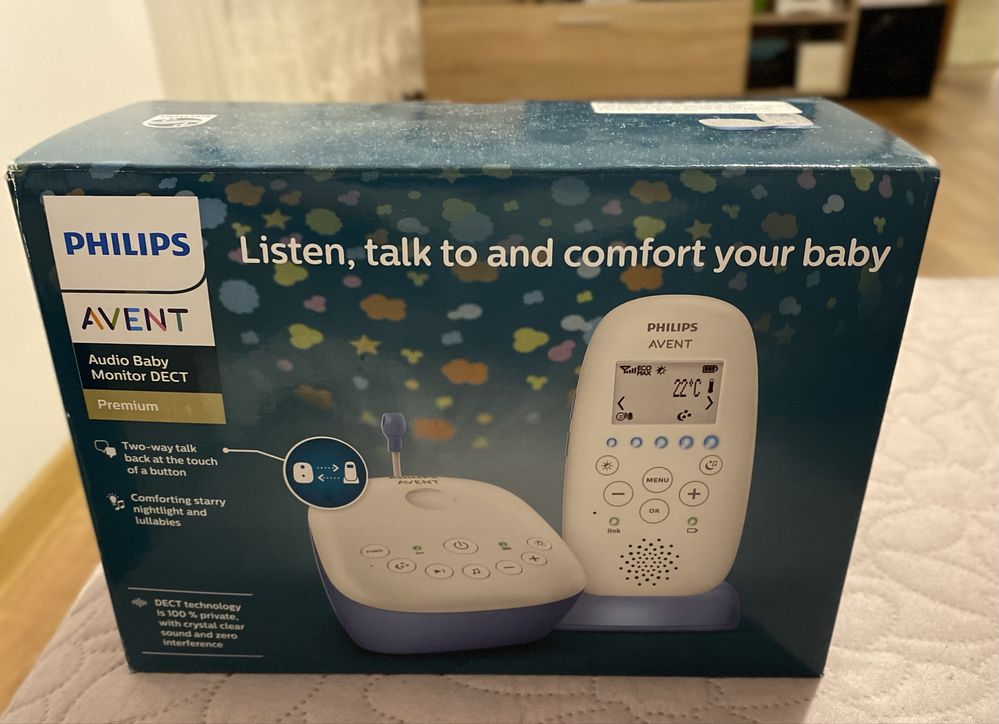 Sistem audio DECT de monitorizare pentru copii Philips Avent SCD735/52
