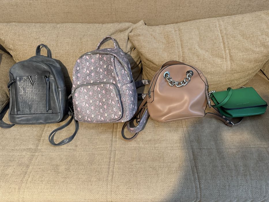 Rucsac 3 buc + geanta verde