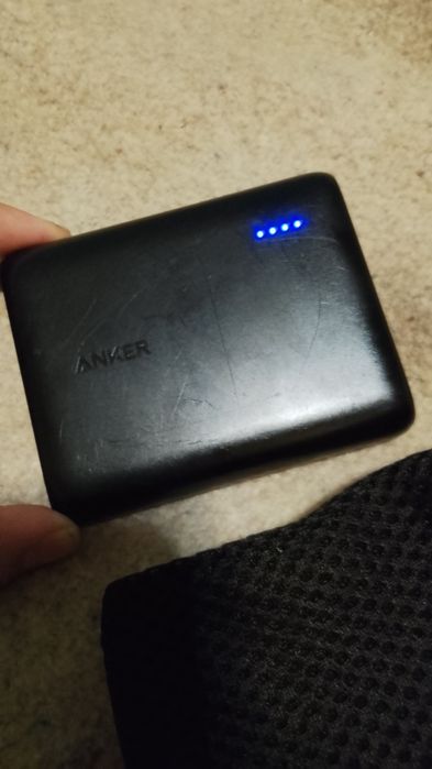 Външна батерия Anker PowerCore, 13000 mAh, Черна