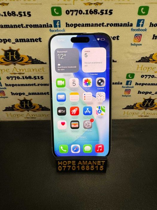 Hope Amanet P3 Iphone 16 White / 128 gb / 100% baterie