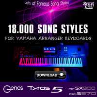 18000+ Song Style-uri TopHit pt. Yamaha Arranger Workstation Keyboards