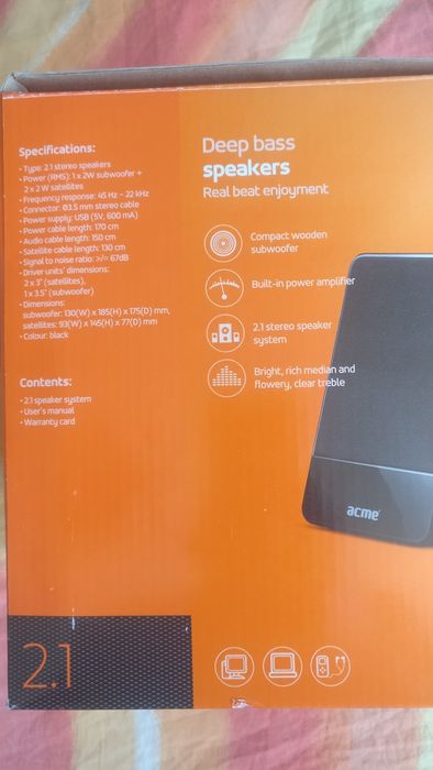 Mini boxe 2.1 Acme