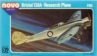 Сборная модель самолета Bristol 138A (NOVO, 1/72). Раритет. Редкость