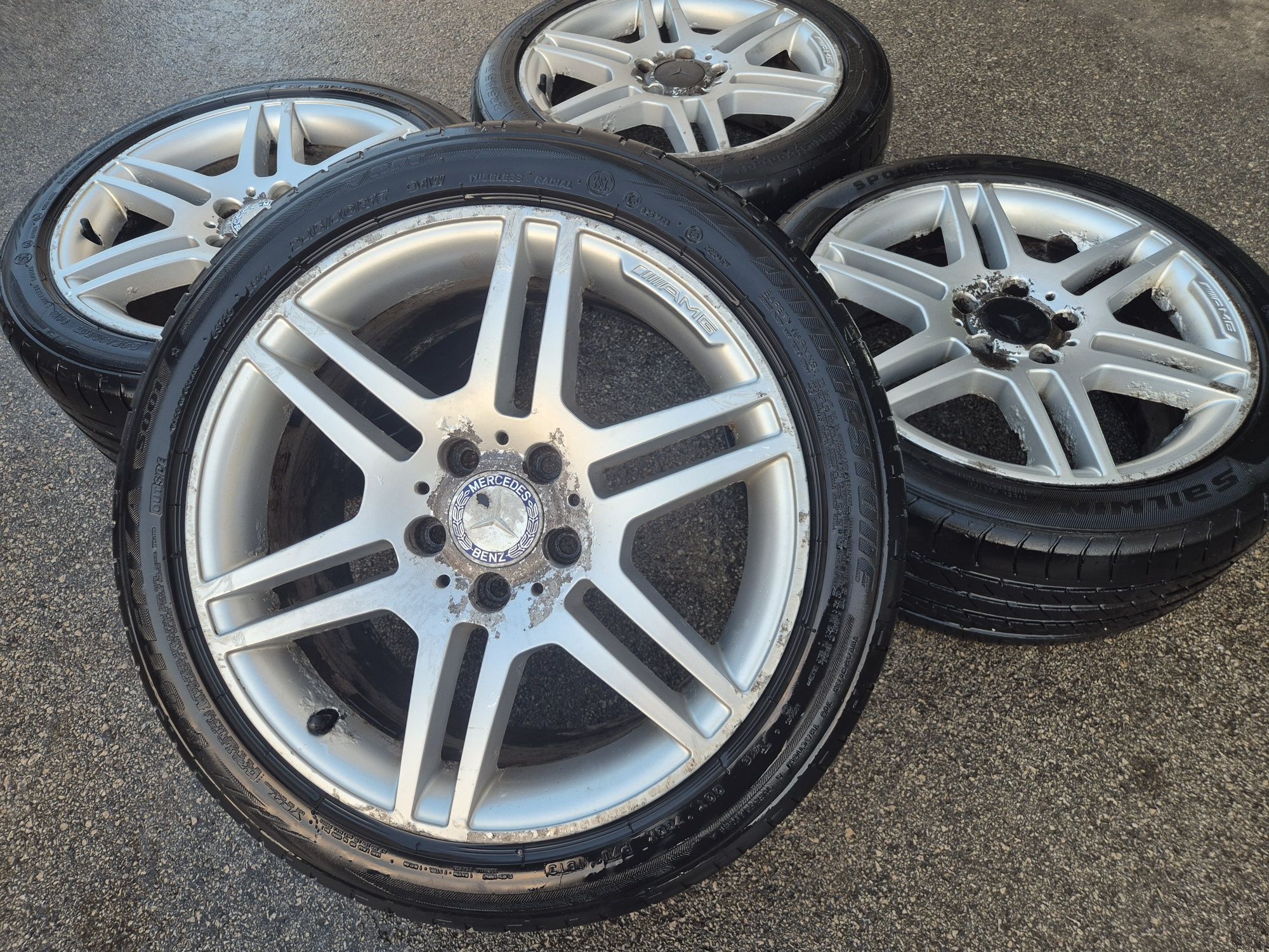 5х112/17 AMG Mercedes W204 с гуми Мерцедес Спорт пакет C class