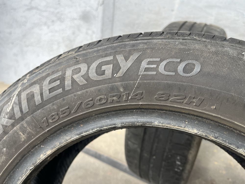 2 бр. летни гуми 185/60/14 Hankook DOT 0417 4+ mm