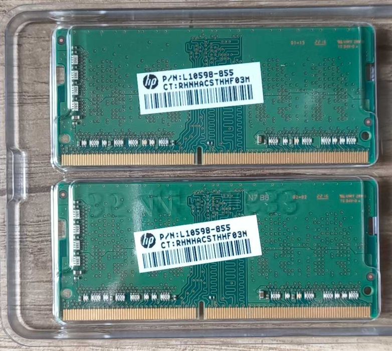 memorii ram samsung 2x4gb, laptop, ddr4 3200mhz so-dimm 1.2v