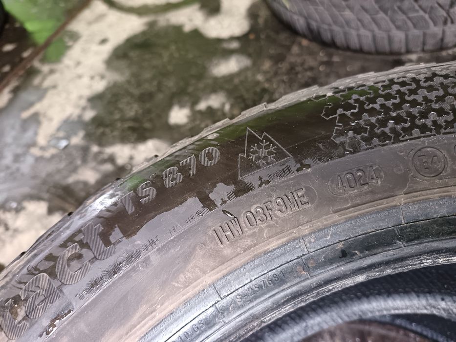Anvelope MS iarna 205 55 16 continental 2023 și 2024 6.8-7.5mm