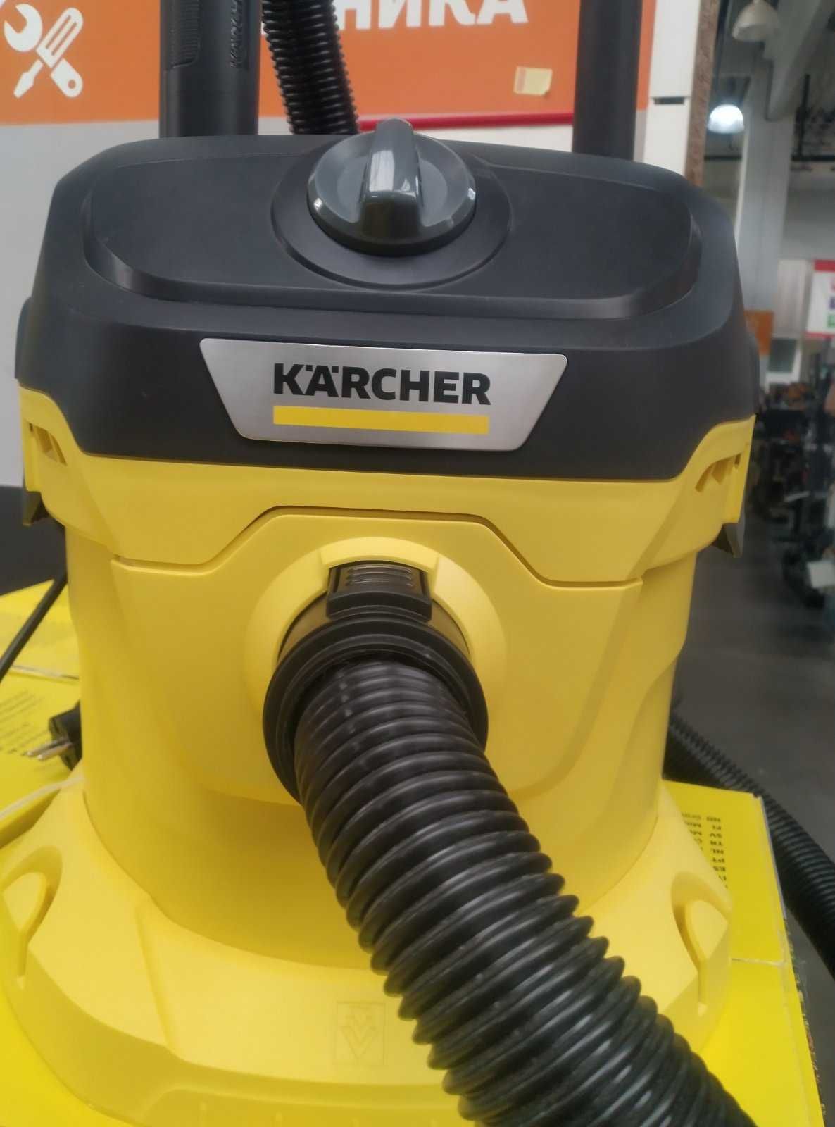 Мултифункционална прахосмукачкаKARCHER WD 2 Black за сухо и мокро почи