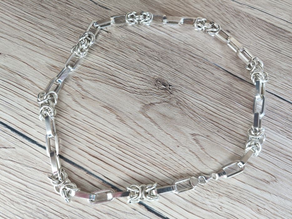 Масивен сребърен ланец проба 925