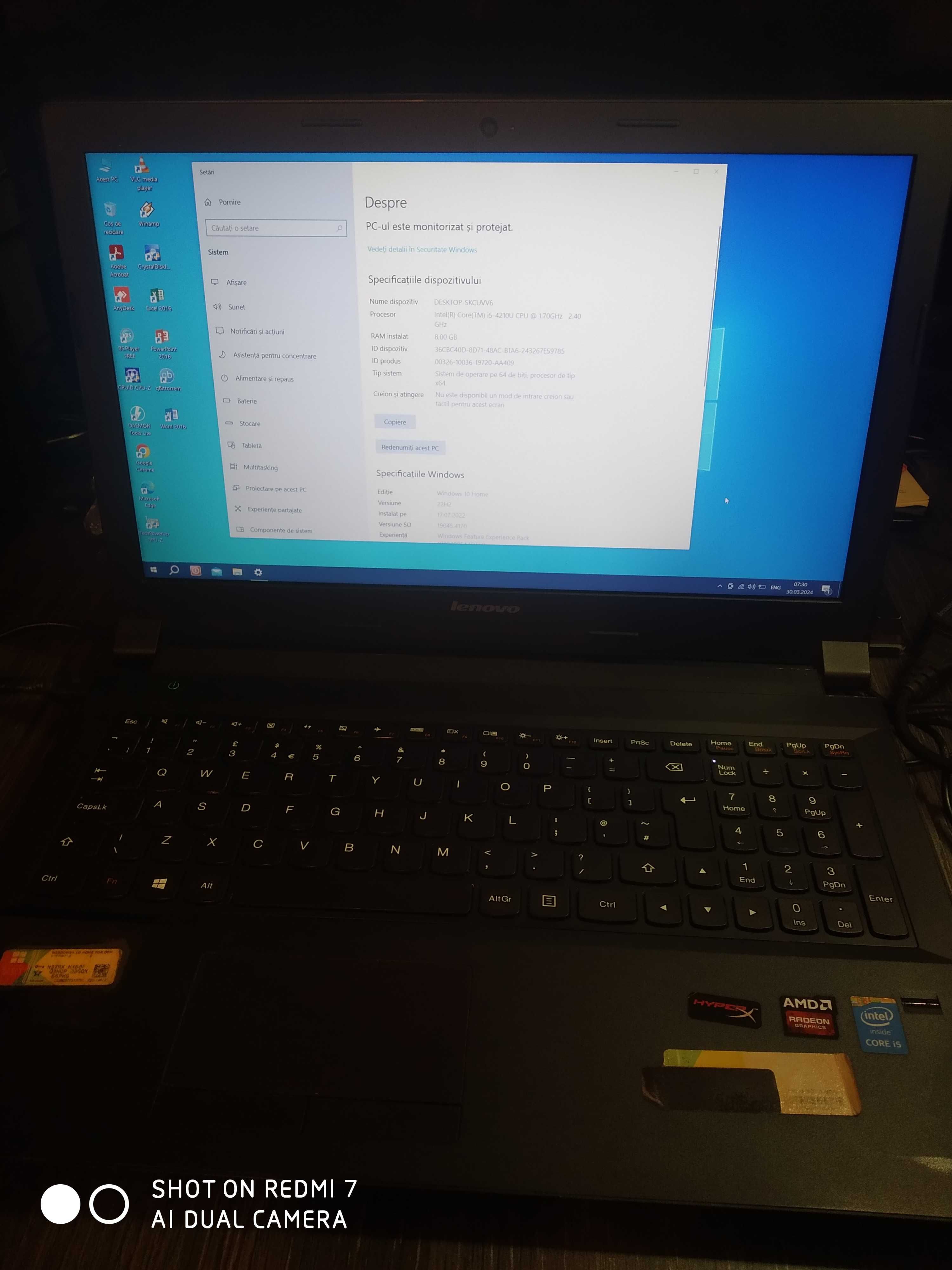 lenovo b50-70 model : 20384. i5. 16gb ram. video ati r5-2gb