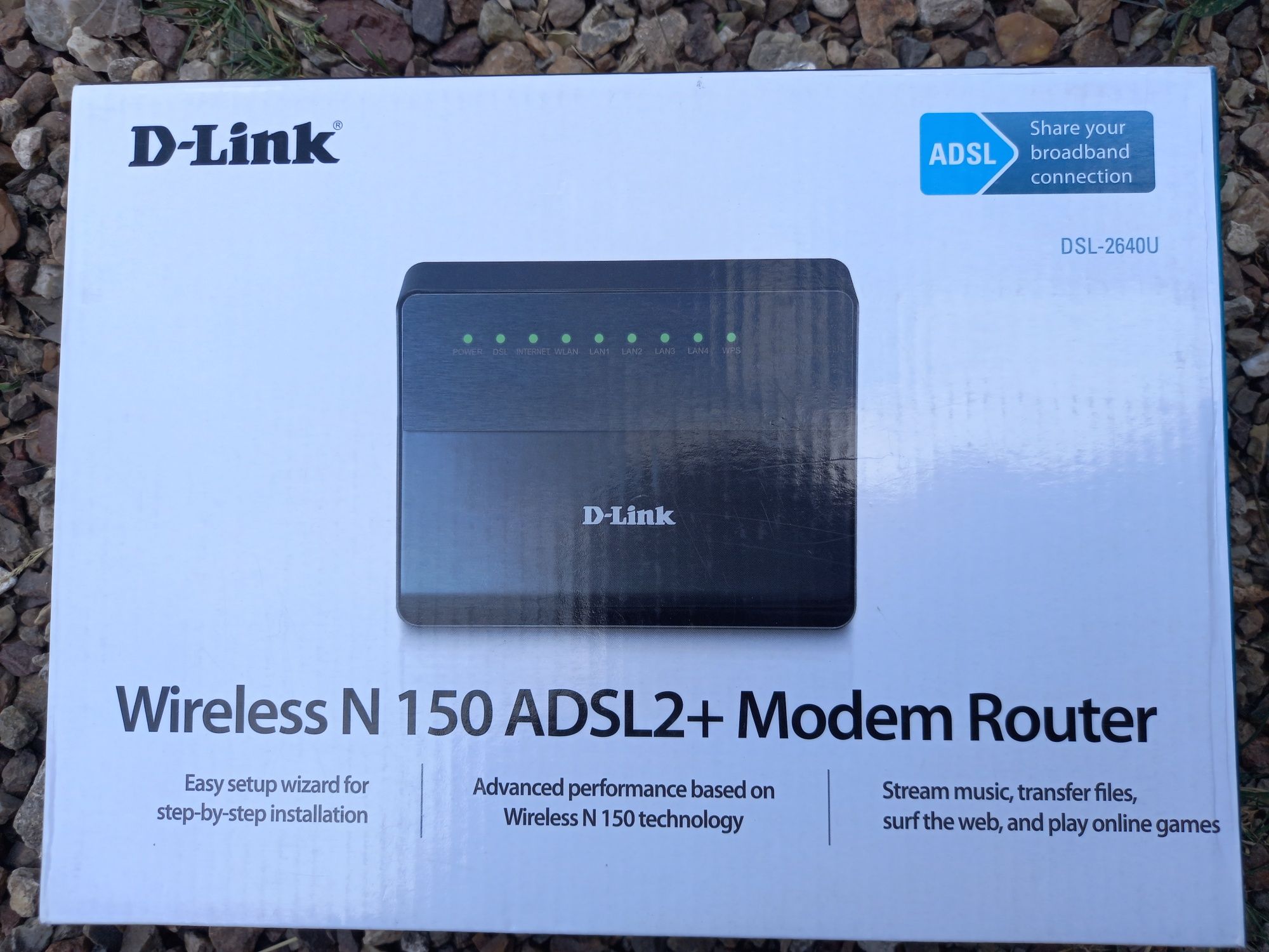 Модем Wi-Fi D-link DSL-2640U за 8000тг