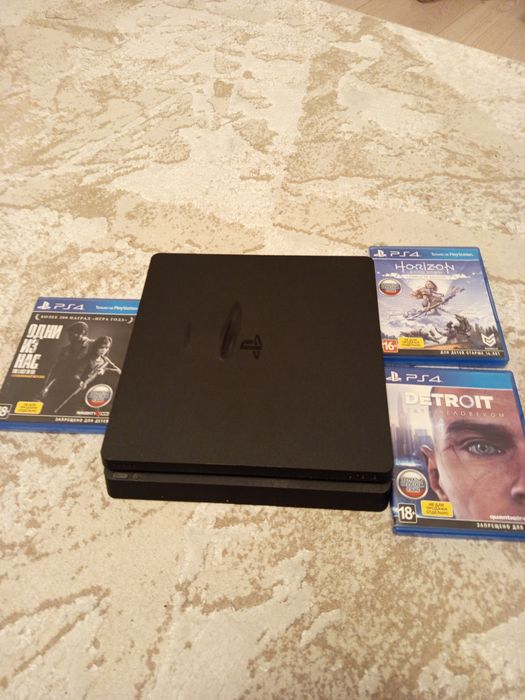 Пс4 1тб в подарок 3 диска
